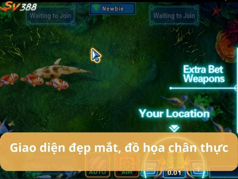 Sảnh bắn cá sở hữu giao diện thân thiện với người chơi Sảnh bắn cá sở hữu giao diện thân thiện với người chơi