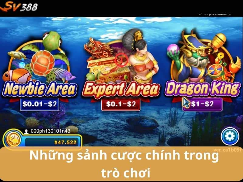 Các sảnh chơi Bắn Cá Rồng hiện có