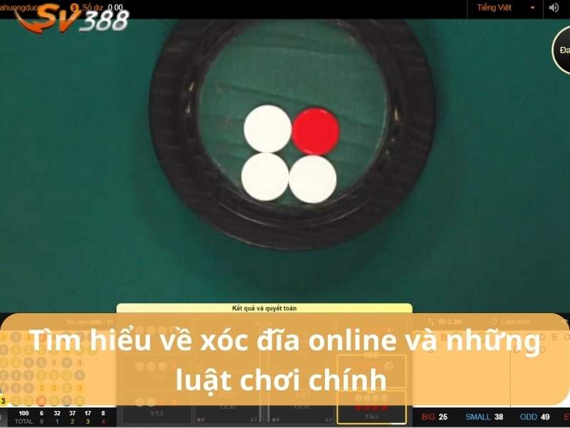 Luật chơi cá cược xóc đĩa online