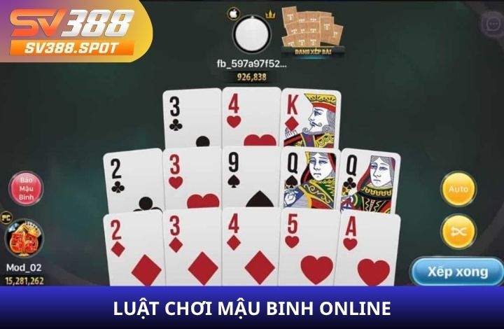 Luật chơi Mậu Binh Online Luật chơi Mậu Binh Online